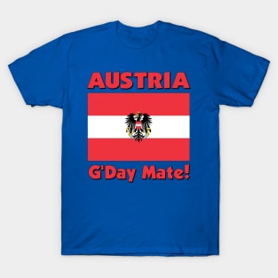 Austria G'Day Mate! T-Shirt